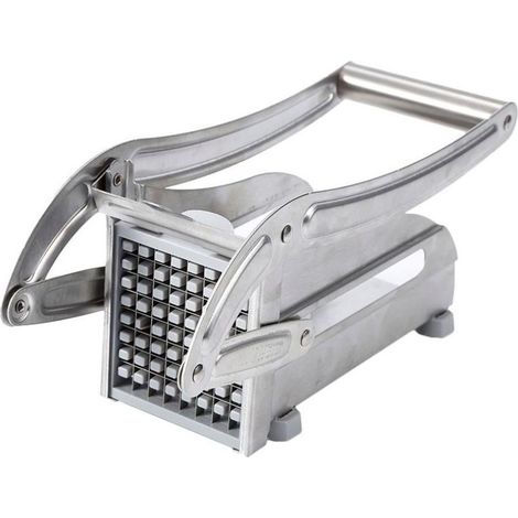 Coupe-frites professionnel en acier inoxydable pour pommes de terre et légumes pour usage domestique et commercial MNS (1/4)