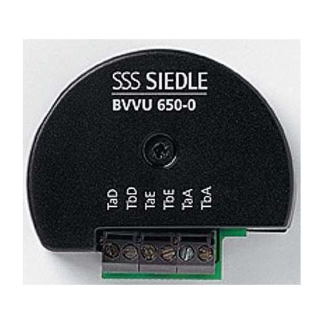 Siedle BVVU 650-0 distribuidor de video bus negro