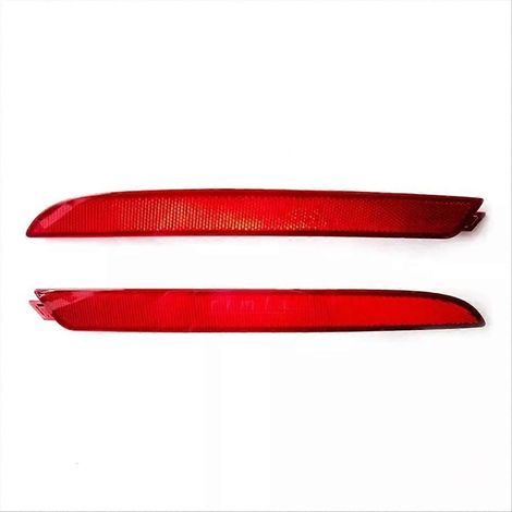 Feu arrière réflecteur pare-chocs auto, lampe anti-brouillard arrière, clignotant LED rouge, pièce de rechange pour véhicule, accessoire sécurité route, kit 2 pièces, montage facile (1/5)