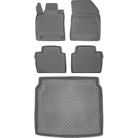 Juego de alfombrillas para Peugeot 508 II SW Kombi de 2018: alfombrilla para coche + alfombrilla para maletero. (1/5)