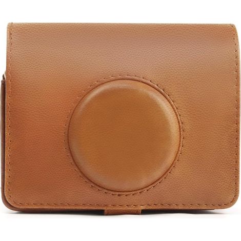 Instant Mini EVO Hülle, Kamera-Schutzhülle für Fujifilm Instax Mini EVO mit Schultergurt, braun, 12.8  5.3  10.5cm / 5  2.1  4.1in (1/5)