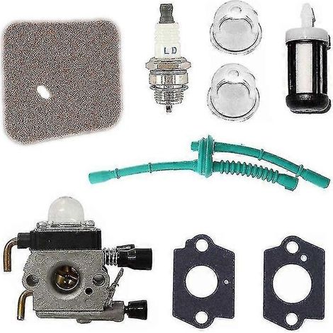 Kit carburateur et conduite de carburant compatible pour débroussailleuse FS38 FS45 FS55, ensemble de pièces de rechange pour outil de jardinage (1/4)