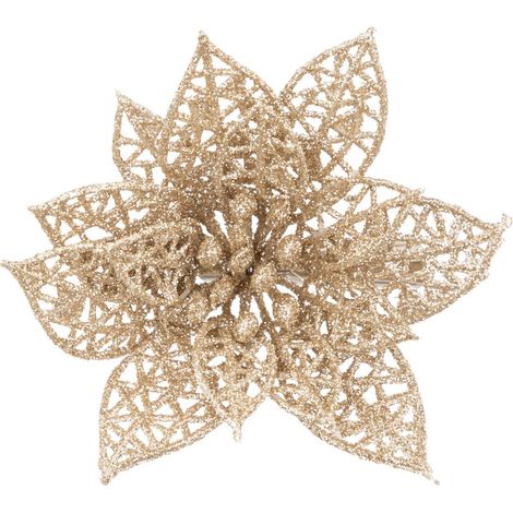 Decorazione albero di natale stella di natale traforata 4cm - Atmosphera créateur d'intérieur (1/2)