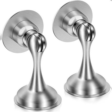 Un juego de 2 topes decorativos para puertas, aptos para puertas de suelo a techo y puertas correderas. (1/3)
