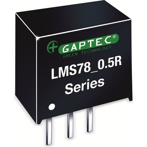 GAPTEC DC-DC-Wandler, Electronic, SIP3, 6,5-36Vin, 5Vout, 500mA, 11,6x7,55x10,16mm