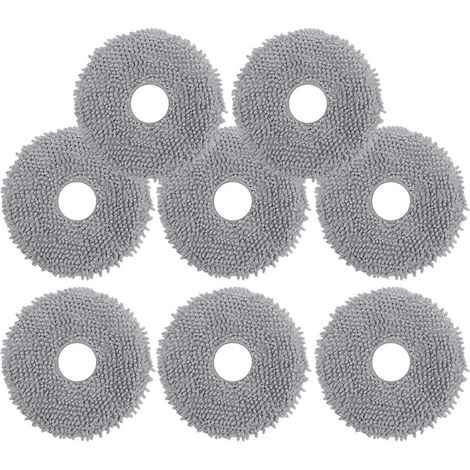 Paquete de 8 paños de repuesto de microfibra suave y lavables para Roborock Q Revo/Qrevo Pro/Qrevo S/Qrevo MaxV/Qrevo Plus. (1/4)