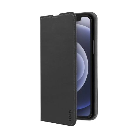 SBS TEBKLITEIP12MK coque de protection pour téléphones portables 15,5 cm (6.1") Étui avec portefeuille Noir (1/3)