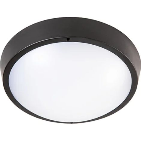 Plafoniera Led da 30w nera Doris temperatura luce da caldo a freddo (1/2)