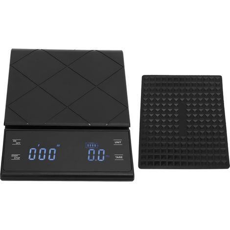 Balance de cuisine multifonctions avec minuteur, écran tactile LED, haute précision, arrêt automatique, robuste, revêtement antidérapant en ABS. (1/5)