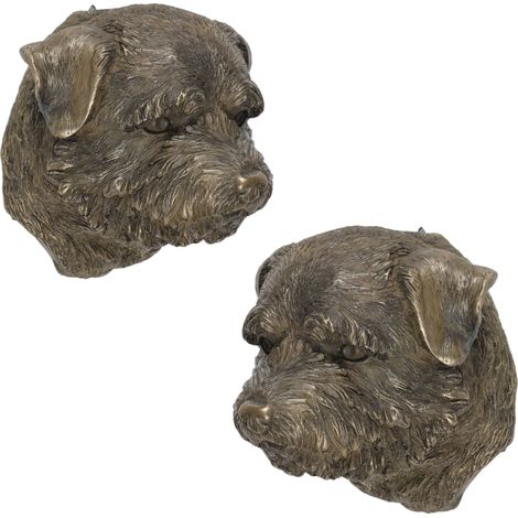 Norfolk Terrier I - statuetta di cane, busto appeso, decorazione unica per un amante dei cani di Art-Dog (1/5)