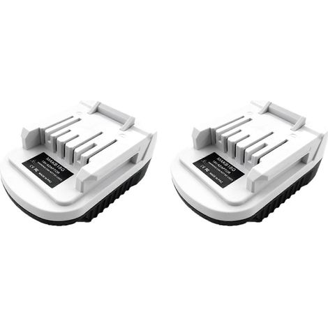 2 adaptateurs pour batterie lithium-ion 18 V Makita, compatibles avec les batteries Makita série G BL1813G, BL1815G et BL1811G. (1/5)
