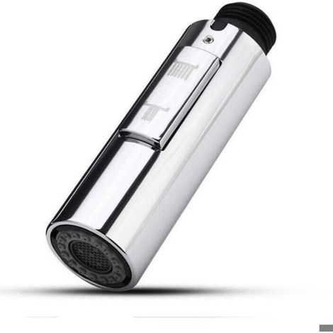 Embout Robinet Cuisine - Tête de Robinet Amovible - Spray et Jet Continu - Raccord G1/2 - Acier Inoxydable SUS304 - Pour Robinet de Cuisine - 1 Pièce (1/4)