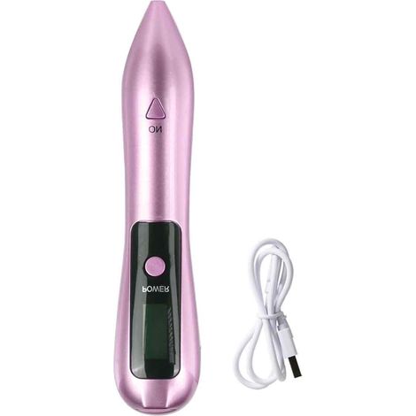 Stylo Plasma pour Enlever les Tatouages et les Taches de Rousseur - Couleur Rose (1/5)