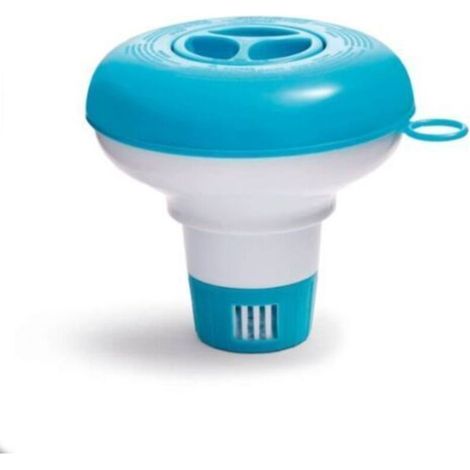 Bouée doseuse flottante Intex pour produits chimiques – Accessoire de piscine – Distributeur de chlore – 17,8 cm, 29040, Bleu (1/3)