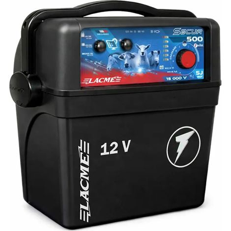 Électrificateur Autonome Secur 500 5J - Performance 12V 15kV - LACME