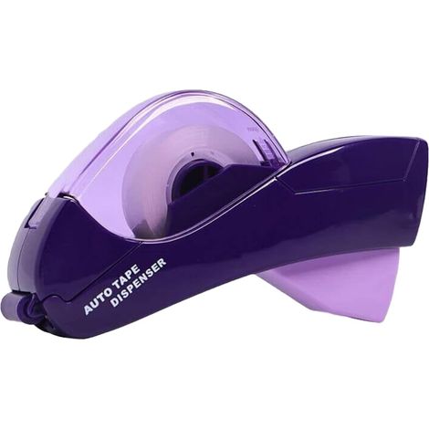 Distributeur Ruban Adhésif - 1 Unité - Plastique Robuste - Découpe Automatique - Bureau et Maison - Compatible 19mm (1/5)