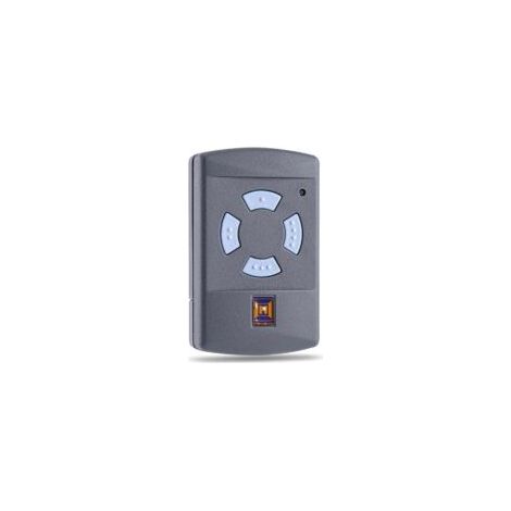 Telecomando per porta da garage HSM4 868 MHz, sostitutivo del trasmettitore portatile Hörmann HSM 4, 868,3 MHz, 4 pulsanti, portata 30 m, con batteria
