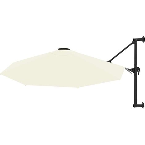 Maison Exclusive - Sonnenschirm zur Wandmontage mit Metall-Mast 3 (1/5)