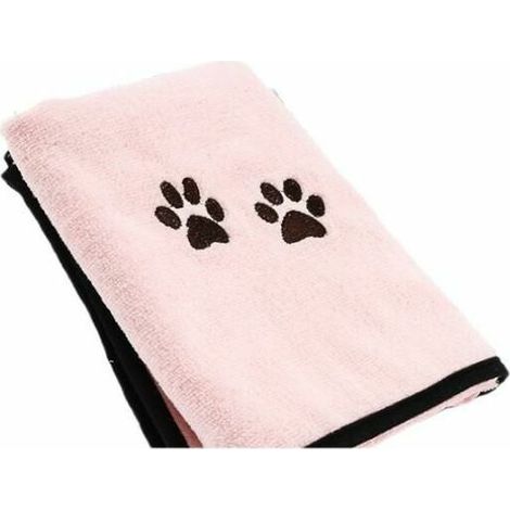Tapis pour chien, coussin et matelas 50cm 90cm serviette pour animal de compagnie en microfibre -rose (1/4)