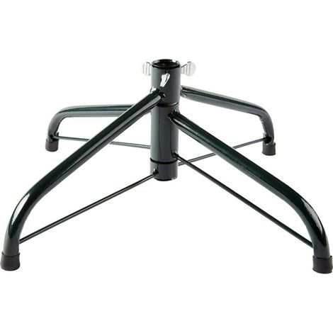 Supporto per albero di Natale in ferro verde – Base larga 35 cm – Piedini in gomma per pavimenti delicati – Compatibile con alberi artificiali da 35/45 cm (1/5)