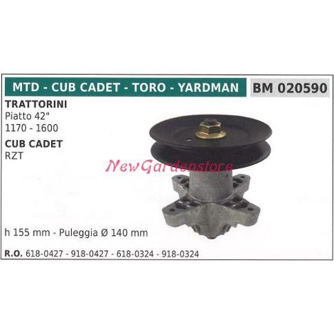 Mozzo portalama trattorino rasaerba tagliaerba piatto 42 pollici MTD 020590