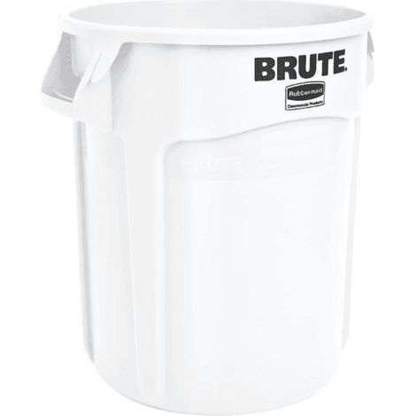 Conteneur à déchets 76 Litres, en polyéthylène blanc