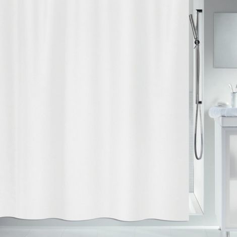 PRIMO Cortina de ducha de poliéster 240x200 cm blanca Spirella