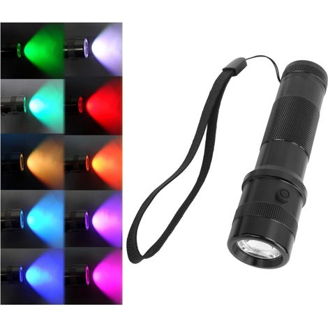 Ultrahelle LED-Taschenlampe, USB-C-aufladbar – wasserdicht – 5 Modi – Schlüsselanhänger-Taschenlampe für Outdoor-Camping (1/5)