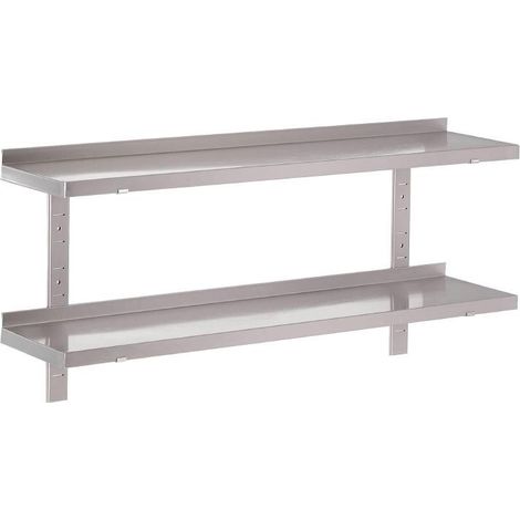 Etagère Inox Murale Sans Support - Profondeur 400 - Gastro M