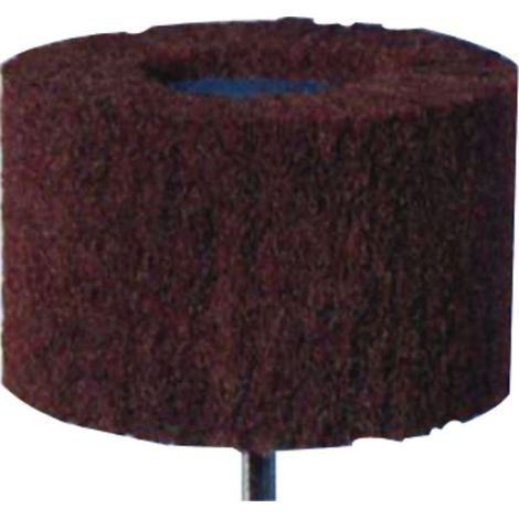 10 Ruedas de lija textura 80 x 50 mm grano 180 - Varilla de 6 - 00071