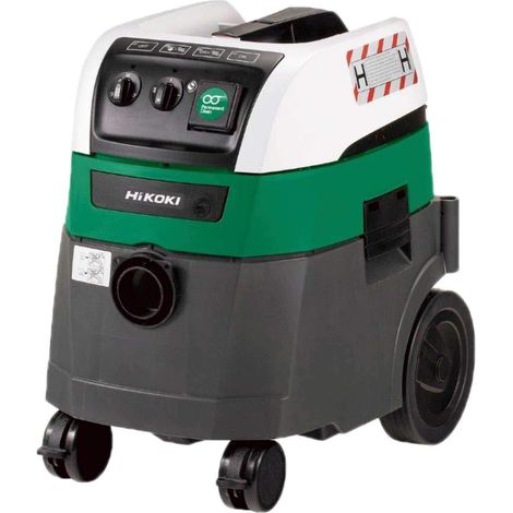 Aspirateur 1200W 4,3m3/min cuve 35L 25/22L poussière/eau classe H décolm.auto HIKOKI RP350YDHWAZ (1/3)