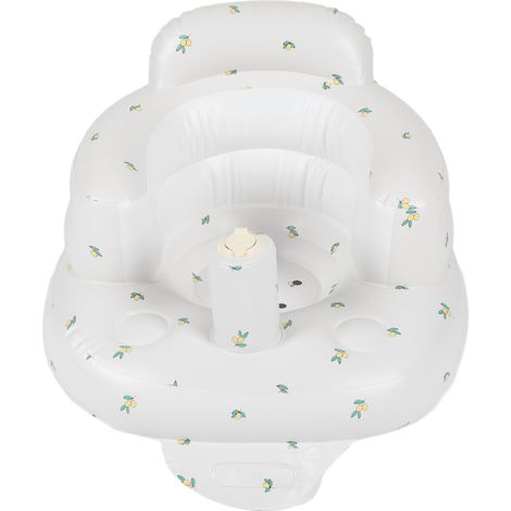 Siège gonflable bébé réglable en PVC avec motif feuille d'olivier (1/5)