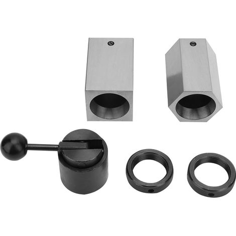 5C Chuck Set with Hex Square Ring Chuck Holder, Suitable for Milling Machines and Lathes.