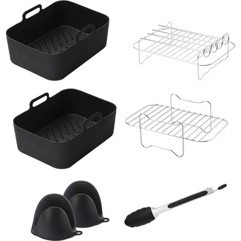 Accessoires pour friteuses à air chaud, accessoires pour friteuses à air chaud Ninja Foodi et autres friteuses à air chaud à double zone (1/5)