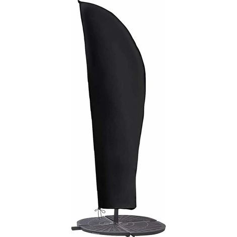 Sonnenschirmhülle, Gartenschirmhülle, UV-/wind-/wasserdichte Schutzhülle aus Oxford-Gewebe, atmungsaktive Strand-Sonnenschirmhülle 205 cm (255748 cm) (1/5)