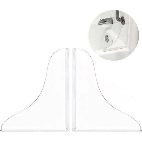 Pack de de 2 protections , XU,anti-éclaboussures autocollantes pour baignoire, produit qualité supérieure, durable et fiable, matériaux sélectionnés, conforme normes - KZQ (1/4)