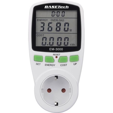 Basetech EM-3000 Misuratore costi energetici Previsione di spesa (1/4)