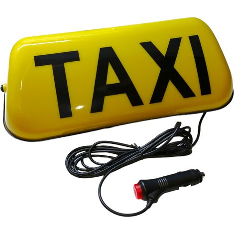 LUZ LED PARA TAXI, SEÑALIZACIÓN DE TECHO CON IMÁN (1/5)
