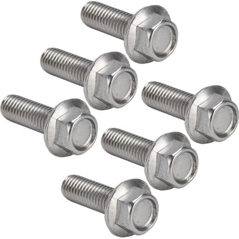Lot de 20 vis hexagonales à bride M10x1.5 acier inox A2-70 avec rondelle DIN6921 M10x30 (1/5)