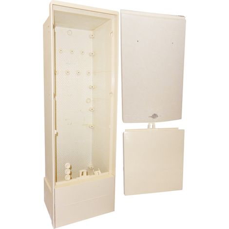 Michaud – Borne de branchement vide polyester – Cuve cadenassable – Dimensions 230x692x168mm – Pour installation électrique intérieure/extérieure