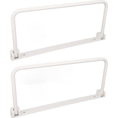 2 étagères à chaussures pliables pour camping-car en alliage d'aluminium gain de place organisateur mural blanc pour hôtel salon (1/5)