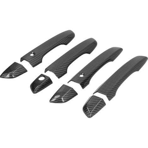 GARRYFIZH Revêtement d'habillage de poignée de porte, décoration de Style Fiber de carbone adaptée à la Honda Civic 10th 2016 – 2020 RHD (1/5)