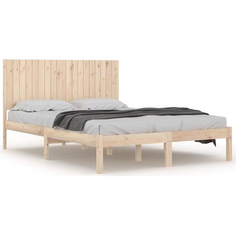 Maison Exclusive - Giroletto in Legno Massello 180x200 cm Super King
