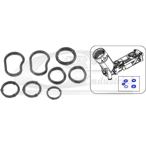 3RG 76802 KIT JUNTAS INTERCAMBIADOR (8PCS)