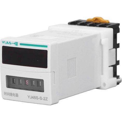 Zeitrelais 8 Pins 2 Gruppen Digitalanzeige Programmierbarer Zeitverzögerungsrelais-Controller DC24V