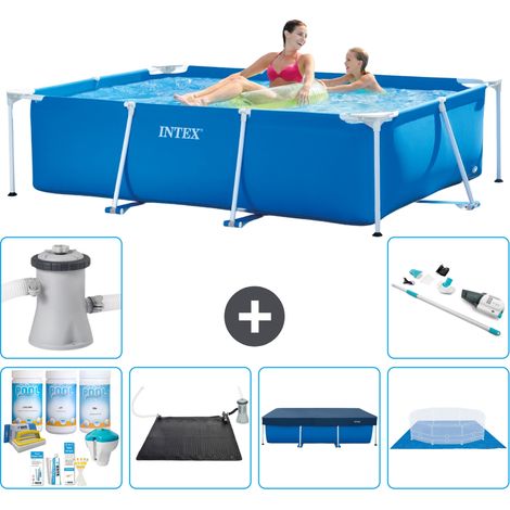 Intex Piscine Tubulaire Rectangulaire - 220x150x60 cm - 7-pièces S21103 (1/5)