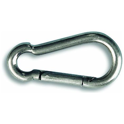 Chapuis POI5 Mousqueton pompier inox 100 kg Diametre 5 mm Longueur 50 mm (1/4)