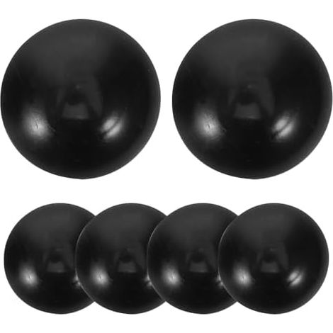 Capuchons de Bâton Remplaçables Lot 6, Protections Barres en Caoutchouc pour Trampoline, Bouchons Tubes Adaptés Barrière et Filet Trampoline Garçon Filles -