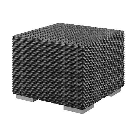 Pouf - poggiapiedi da terrazzo per il set Milano 50x50 Oltre royal gray Homms (1/5)