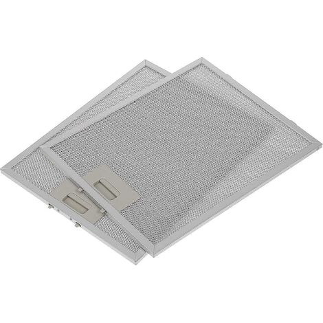 Lot de 2 filtres à graisse de rechange pour hotte aspirante, filtres en maille métallique pour hotte de cuisine, articles ménagers pour la cuisine (1/5)